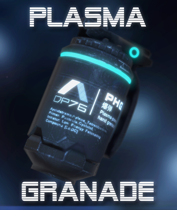 Plasma-Powered Hand Granade
